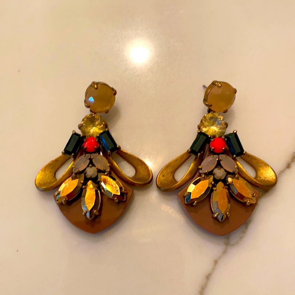 JCREW gold earrings